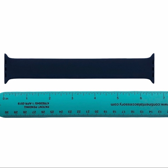 Navy Blue Silicone SOLO Loop Band Apple Watch 44/45mm L/XL #11 - Picture 3 of 8